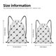 thumbnail image 2 of Fotbe Black Rabbit Bolsa Mochila con Cordón Estampada, Bolsa de Gimnasio Deportiva, Bolsa Cinch, Bolsa con Cordón para Hombres y Mujeres-Medium, 2 of 6