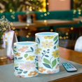 thumbnail image 3 of Yayeee Flameless Candles with Remote Flickering Battery Operated Multi Color Changing, Retro Yellow Floral, 3 of 7