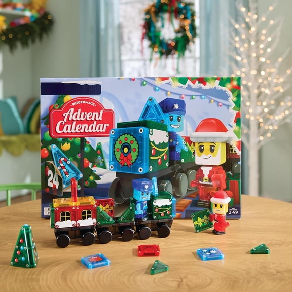 Advent Calendar 24-Piece Magnetic Construction Set Christmas Gift US