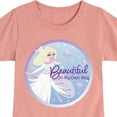 thumbnail image 3 of Frozen - Winter - Beautiful In My Own Way - Toddler & Youth Girls Short Sleeve Graphic T-Shirt, 3 of 6