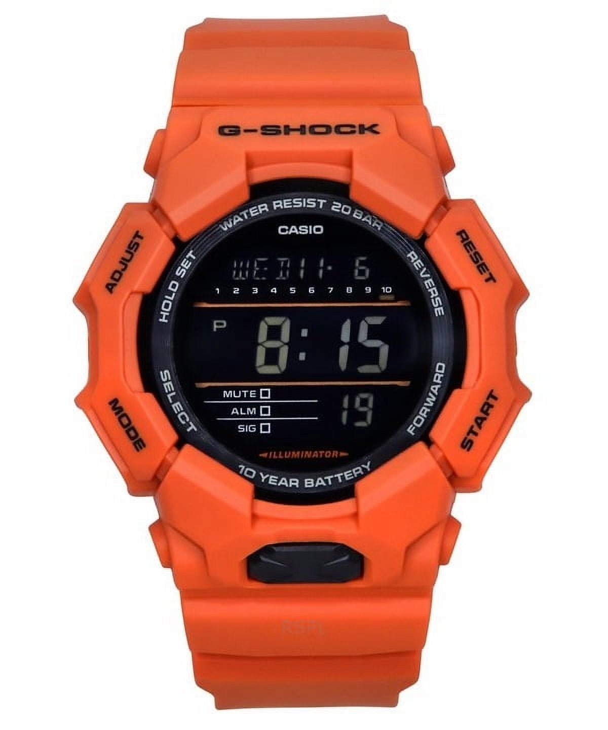 Casio G-Shock GA2100FL-8A Orologio Ottagonale Grigio Con Quadrante Arancione – Resistente Agli Urti, 200m, Carbon Core - 2