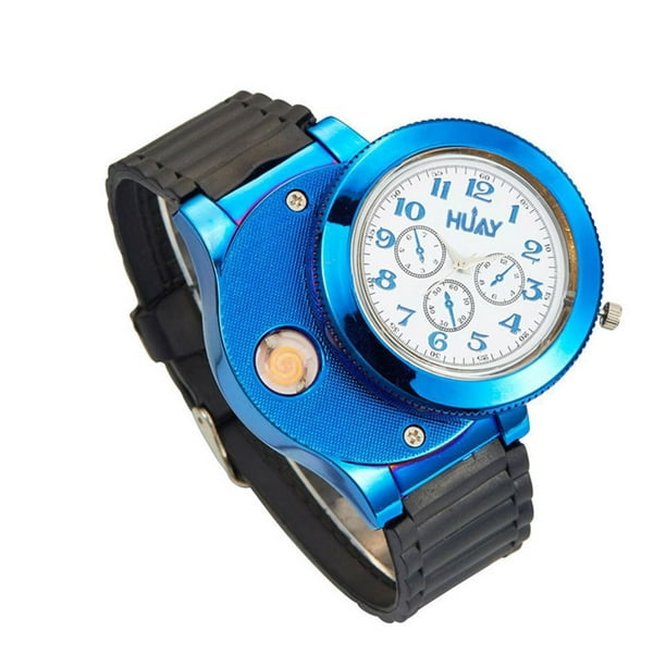 Unique Watches Mens Cigarette Watch USB Charging Windproof Quartz Analog Wrist Watch - Walmart.com