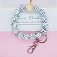 thumbnail image 5 of Llavero Pulsera Pulsera Llavero con cuentas de madera para mujer con R, 5 of 5