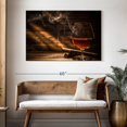 thumbnail image 3 of Elephant Stock Whiskey And Cigar Wall Art - Horizontal Canvas Wall Art - Dining Room Wall Decor - Food And Drink Canvas - Black And Brown Decor - 48" x 32", 3 of 8