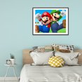 thumbnail image 2 of Peinture Diamant 5D DIY Personnage Mario Kit de Broderie Ronde Complète, 2 of 8