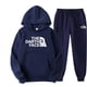 thumbnail image 2 of Conjunto de ropa deportiva para hombre y mujer, sudadera con capucha y pantalones con cordón, ropa deportiva de otoño, 2 piezas, 2 of 4