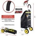 thumbnail image 3 of dbest products Bigger Trolley Dolly, Sunflower Shopping Cart, 3 of 6