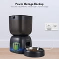 thumbnail image 7 of Automatic Cat Feeder and Water Dispenser FW1, Wire or Battery Cat Food Dispenser Timer Pet Feeder - Locking Lid, Desiccant Bag, Programmable Portion Control, 4 Daily Meals, 10s Voice Recorder, 7 of 7