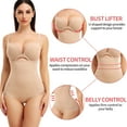 thumbnail image 2 of FITVALEN Women Shapewear Tummy Control Fajas Colombianas Open Bust Bodysuit Slimmer Body Shaper, 2 of 6