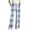 Multicolor A, variant on Kezqiaxn Trousers Pants for Women Checkered Elastic Waist Loose Pajama Bottoms Fall Pj Pants Fashion Clothing Multicolor E XL