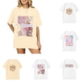 thumbnail image 4 of Aiyino Women's EasterT Shirt Oversized Fear God Not Man Christian Graphic Tee, John 3:16 Bible Verse, 100% Cotton Summer Tops Church Resurrection Apparel, 4 of 9