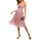 thumbnail image 4 of SAYOO Un vestido de cóctel elegante de encaje floral y rodilla sin mangas SAYOO  moda, 4 of 8