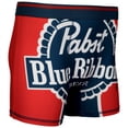 thumbnail image 2 of Pabst Blue Ribbon Oversized Logo Boxer Briefs-Large (36-38), 2 of 2