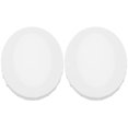 thumbnail image 1 of 2PCS Irregular Oil Painting Frame Acrylic Porch Decorative Drawing Board Canvas Drawing Panel Creative Drawing Board for Student Artists(Oval Style White 20x30cm), 1 of 9
