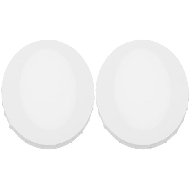 2PCS Irregular Oil Painting Frame Acrylic Porch Decorative Drawing Board Canvas Drawing Panel Creative Drawing Board for Student Artists(Oval Style White 20x30cm)