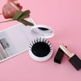 thumbnail image 3 of ACDANC Mini Hair Brush,Springy Cushion Pad Travel Hair Brush,Clear Mini Mirror Mini Hairbrush,Pink1, 3 of 5