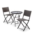 thumbnail image 4 of Mainstays 3 Piece Wicker Folding Bistro Set, 4 of 6
