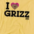 thumbnail image 2 of We Bare Bears Heart Grizz Women's T Shirt, Banana, 2X-Large, 2 of 6