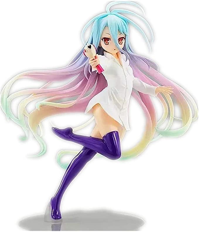 Anime Action Figure No Game No Life Shiro PVC Realistic Figures Character  Model Collectible Statue Toys Desktop Ornaments 