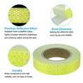 thumbnail image 5 of Uxcell 1 Roll Reflective Tape Waterproof Reflective Tape Warning Safety Tape Reflector for Trucks Cars Fluorescent Yellow 1.2 inch x 82ft, 5 of 7