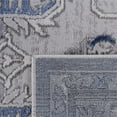 thumbnail image 5 of Usak Collection 5' x 7' Gray/Blue Oriental Distressed Non-Shedding Area Rug, 5 of 5