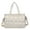 White, variant on Women Large Quilted Puffer Tote Bag Soft Padded Down Winter Handbag Space Totes Puffer Shoulder Bag Pillow Shopper Bag