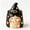 B, variant on Lypsnake Halloween Witch Ceramic Tealight Holder, Cute Witch Figurine with Star & Moon Printed, Lidded Hollow Ceramic Candle Holder for Tabletop Mantel Holiday Home Decor
