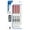 Red (4-count), variant on BAZIC Fiero Assorted Color Fiber Tip Fineliner Pen, 0.4mm (4/Pack), 1-Pack