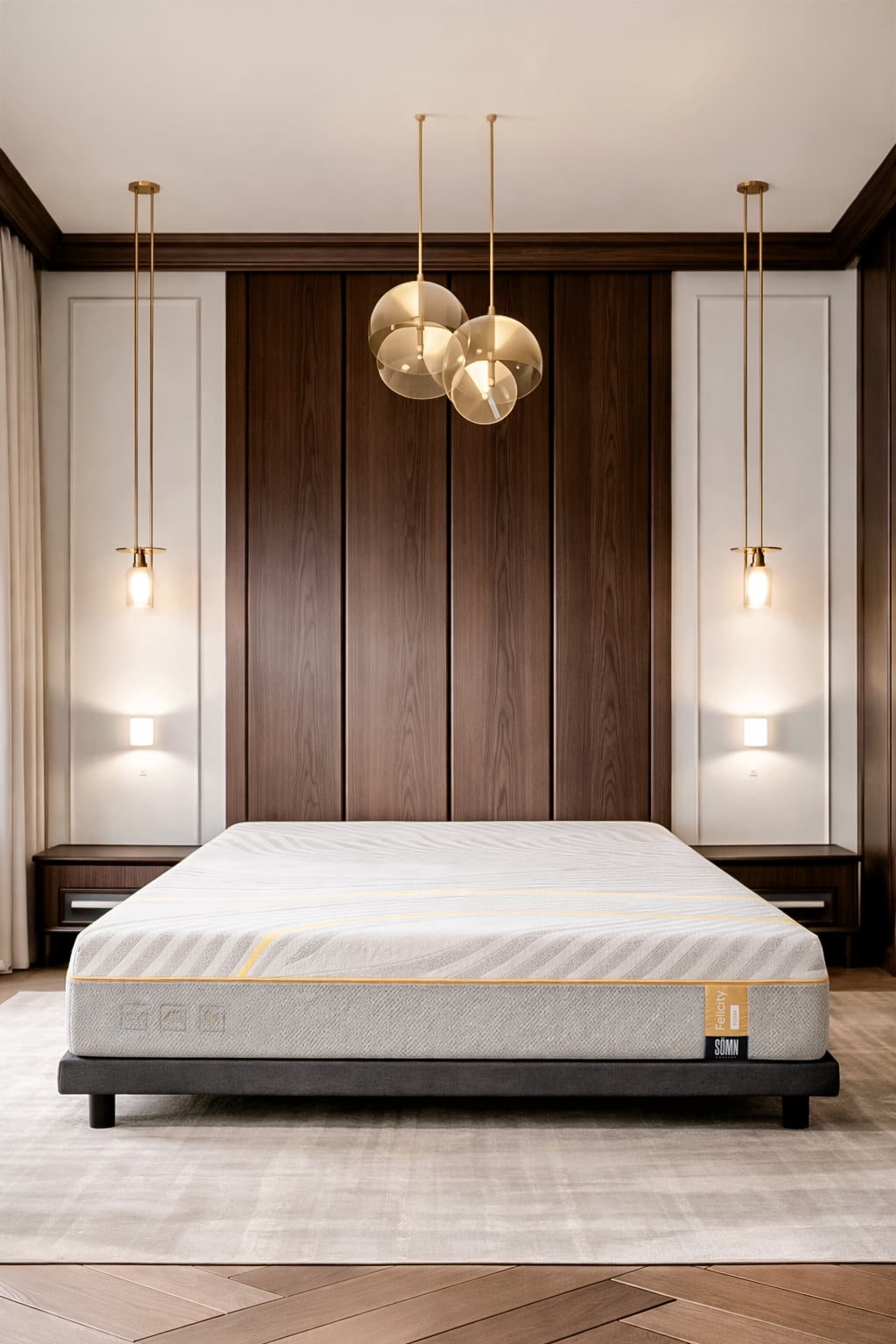 FELICITY Copper Infused Memory Foam Twin XL Mattress 10 Inch Height by SömN
