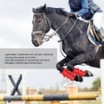 thumbnail image 2 of Bota ajustable para patas de caballo, un conjunto de botas para patas delanteras de caballo, equipo para montar a caballo, resultados impresionantes, 2 of 12