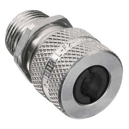 Hubbell Wiring Device-Kellems Liquid Tight Connector,3/8 in.,Black SHC1010