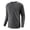 Dark Gray #3, variant on Zimjoy Men Long Sleeve Shirt Casual Button Down Henley Shirts Regular Fit Crewneck Outfits Lightweight Fall Ropa De Hombre, Blue M