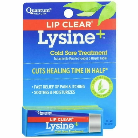 Lip Clear Lysine+ Cold Sore Treatment ( 0.25 oz or 7 gm)