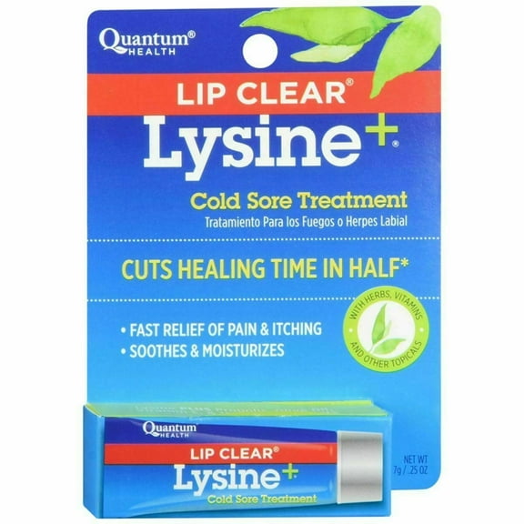 Lip Clear Lysine Cold Sore Treatment ( 0.25 oz or 7 gm)