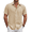 Light Coffee, variant on COOFANDY Mens Short Sleeve Button Down Shirt Lightweight Casual Shirts for Vacation Shirts