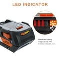 thumbnail image 4 of 2-Pack 18V High-Output 8.0Ah Lithium Battery for Ridgid R840089 R840087 R840086 R840085 R840084 R840083, 4 of 9