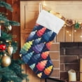 thumbnail image 5 of Haosy Christmas Stockings for Christmas Tree Fireplace Family Holiday Party 18 inch Colorful Christmas Tree, 5 of 8