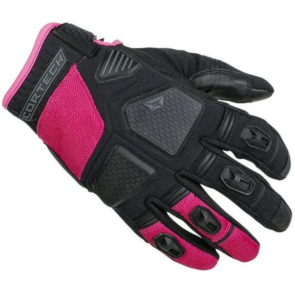 Cortech Aero-Flo Womens Textile Motorcycle Gloves Rubine XL