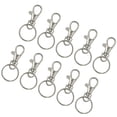 thumbnail image 1 of 20 Sets Silver Lobster Swivel Clip for Outdoor Activities 37.8mm, 1 of 9