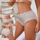 thumbnail image 4 of Calzoncillos para Mujer Cozytoday Sin Costuras de Encaje y Cintura Media, Paquete de 6, 4 of 7