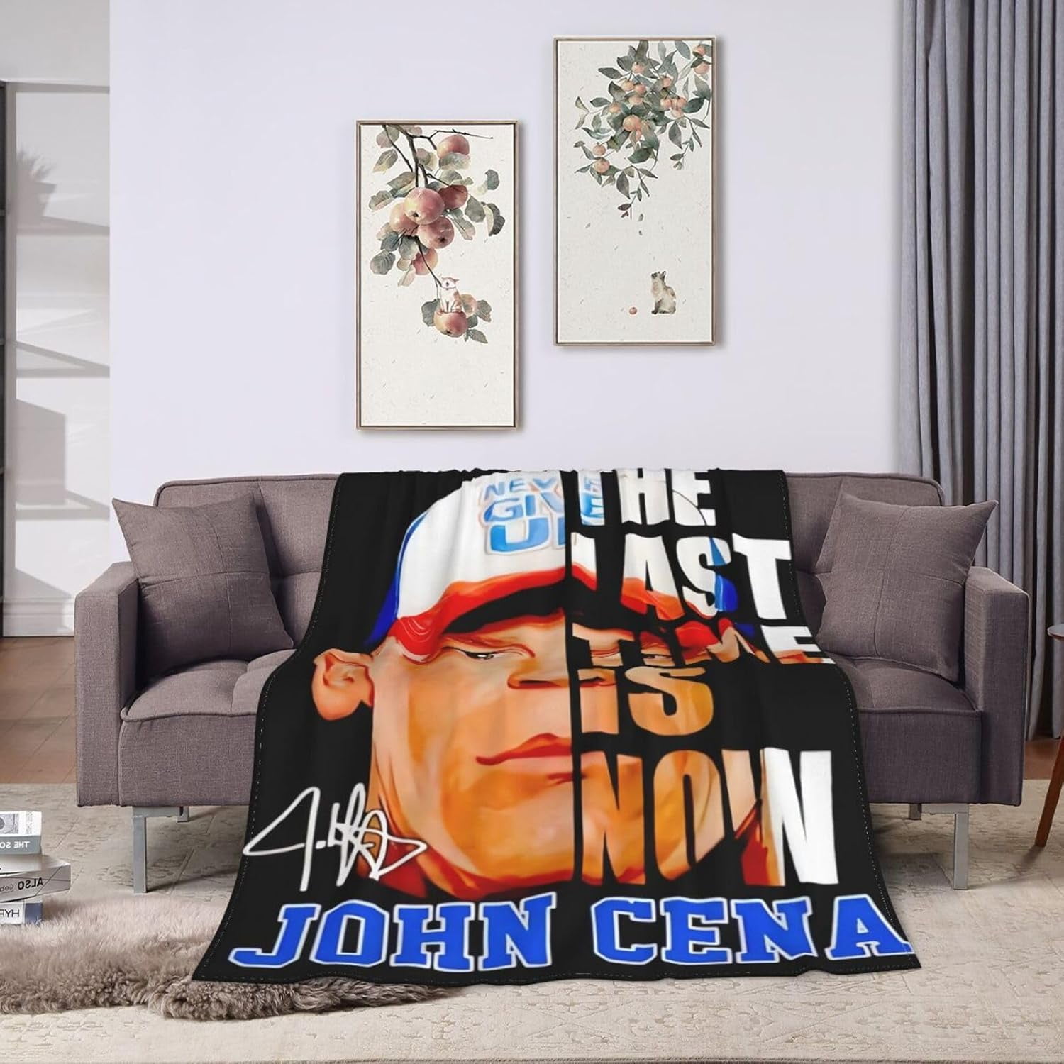 John Boxer Cena Blanket Throw Air Conditioning Blankets Soft Throws for Couch Bed All Seasons Use 40"x30"