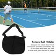 thumbnail image 4 of Portador De Pelotas De Tenis, Tela Oxford, Duradero, Práctico Soporte Negro Para Pelotas De Tenis, Transpirable Para Correr, 4 of 8