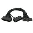 thumbnail image 2 of PSU Extension Cable Kit,Dual PSU Adapter 24pin Power Supply Splitter Power Supply Cables Luxury Finish, 2 of 9