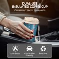 thumbnail image 5 of Christmas 18oz Double Drinking Coffee Mug – Vacuum Insulated Stainless Steel Travel Cup with Leakproof Lid, 316 Steel Thermos Tumbler for Hot & Cold Beverages, 5 of 7