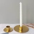 thumbnail image 1 of fastboy Pillar Candle Holder Candlelight Home Decor for Party Christmas Dining Gold Large, 1 of 9
