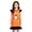 00-Orange1335, variant on WOYY Girls Halloween Cute Nightgown Loose Cartoon Ruffle Nightdress Sleepwear, Sizes 3-10