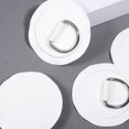 thumbnail image 3 of 5 Pcs Kayak Safety Gear Fleximatic PVC D Ring Pad PVC D Ring Patch Surfboard Mounting Hooks Paddle Board D Ring Patch, 3 of 6