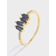 thumbnail image 3 of 1pc Sapphire Blue Ring Thin Rings Thumb Rings For Women s925 Sterling Silver Gold Rings Fine Jewelry Gift, 3 of 5