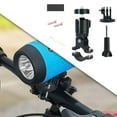 thumbnail image 3 of Soporte para linterna de bicicleta Baoblaze Con tornillo de 1/4 negro, 3 of 8