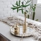 thumbnail image 4 of Nvzi Luxury Faux Fur Table Runner Modern Ultra Soft Long Plush Shaggy Table Runners for Home Kitchen Party Wedding (Coffee, 12x71), 4 of 5